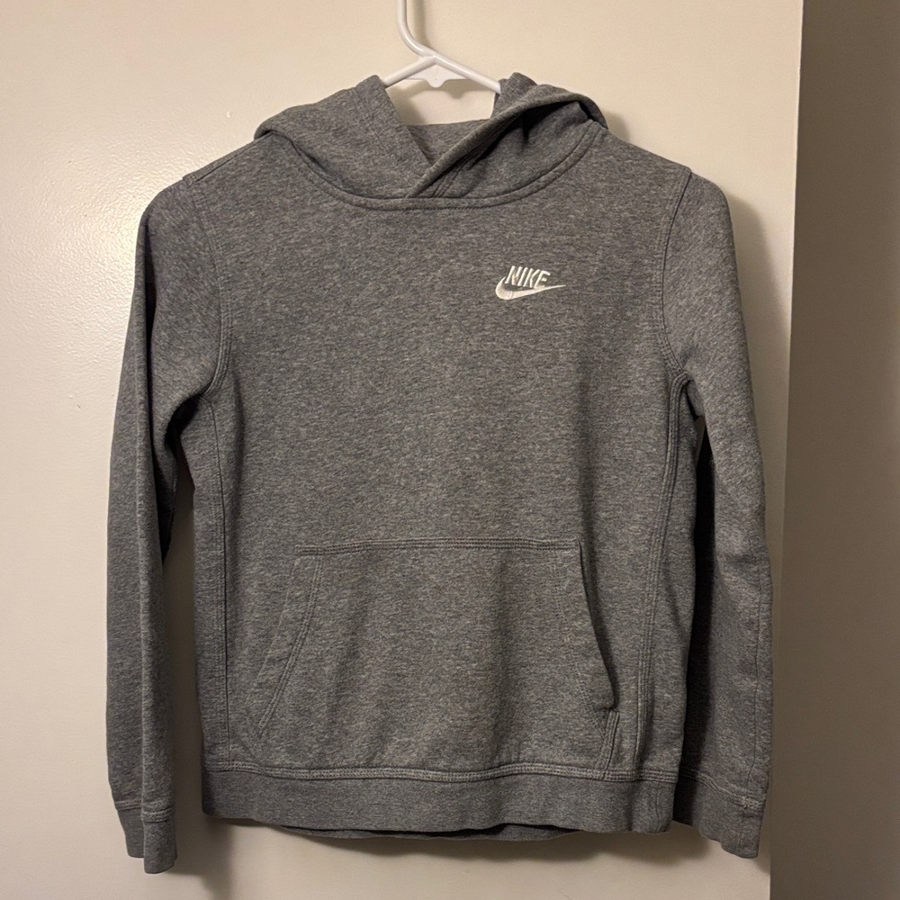 Nike Heather Gray Pullover Hoodie